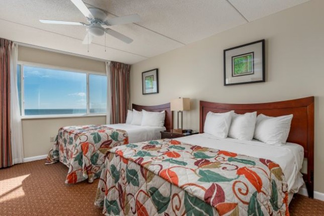 Two Bedroom Oceanfront Suite with Corner Balcony